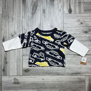 Tea Collection Taxi/Traffic 3-6M Baby Shirt